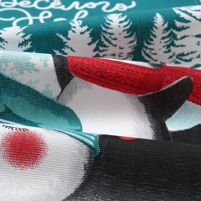 Набор кухонных полотенец Доляна &laquo;Снежного настроения &raquo; 35х60см-2шт, 100% хл