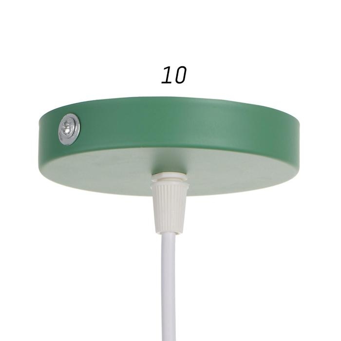 Светильник BayerLux "Стакан" 1хЕ27 40Вт зеленый 10х10х19,8 см