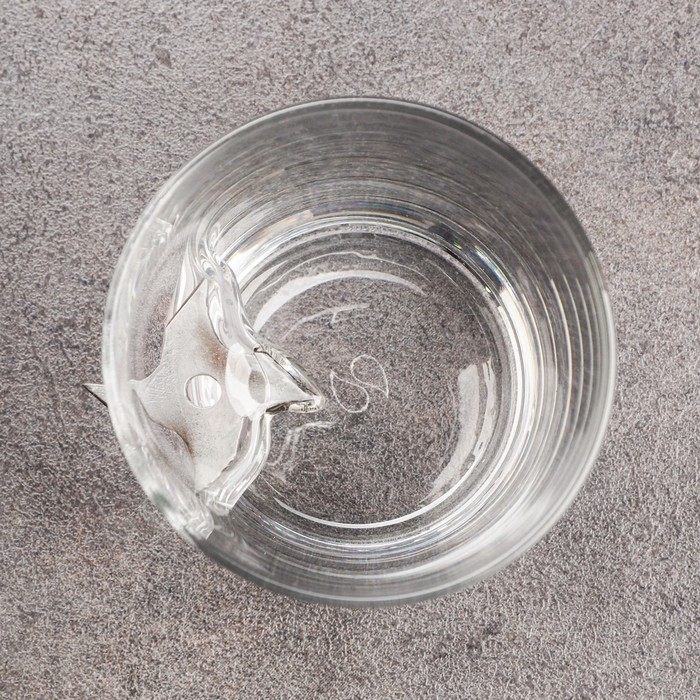 Стакан Стакан "Непробиваемый. Путь воина", с сюрикеном, для виски, 250 мл