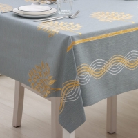 Клеёнка на стол &laquo;Золотой блик&raquo;, на тканевой основе, рулон 20 метров, ширина 137 см