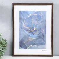 Фоторамка пластик "Офис 8" 30х40 см, венге Фоторамка пластик "Офис 8" 30х40 см, венге