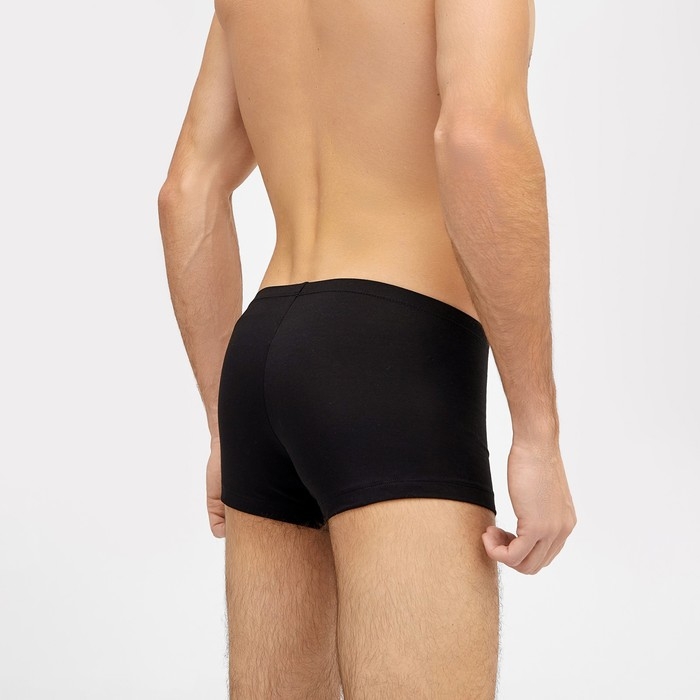 Трусы мужские боксеры, цвет чёрный, размер 48 (M)