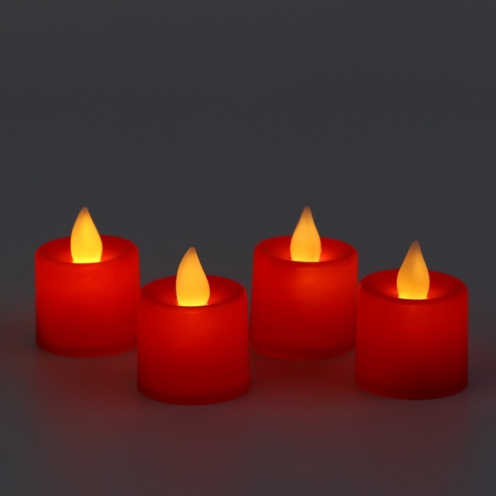 Свечи светодиодные &laquo;LED Candle&raquo;, 4 шт., d=3.5, модель AR-0005