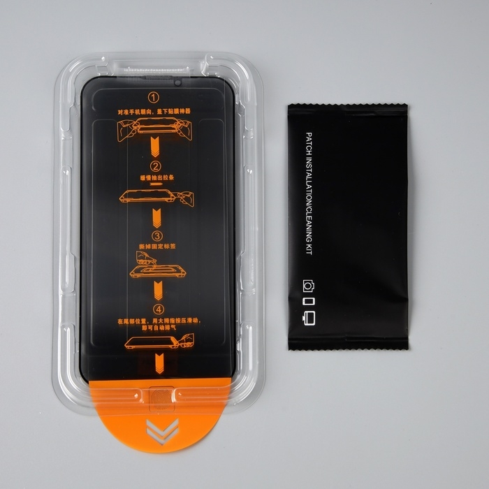 Защитное стекло для iPhone 13 Pro Max/14 Plus, антишпион, рамка для установки, 9H, 0.33 мм Защитное стекло для iPhone 13 Pro Max/14 Plus, антишпион, рамка для установки, 9H, 0.33 мм