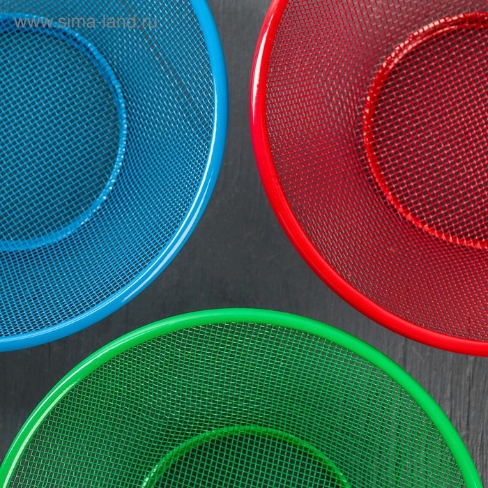 Крышка - сетка Доляна &laquo;2 в 1&raquo;, d=18 см, цвет МИКС