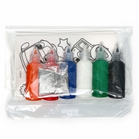 Набор для творчества &laquo;Раскрась витражики-машинки&raquo;, 20 шт. в пакете