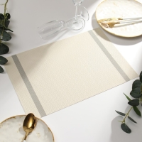 Салфетка на стол Доляна, цв.серый, 45*30см Салфетка на стол Доляна, цв.серый, 45*30см