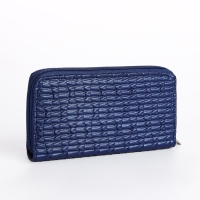 Кошелёк женский на молнии, цвет синий Кошелёк женский на молнии, цвет синий