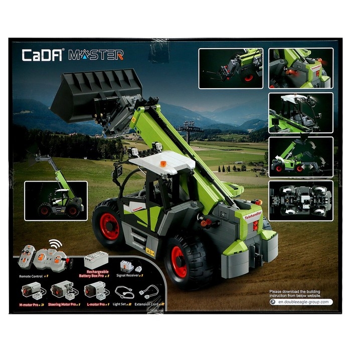 Конструктор &laquo;Техно. Фермерский погрузчик&raquo;, радиоуправляемый, 1469 деталей