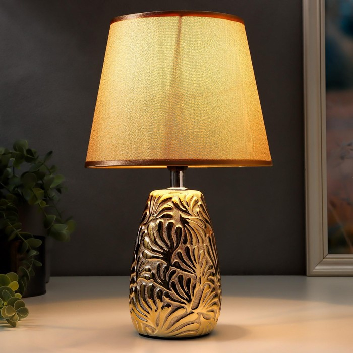 Лампа настольная 16194/1GD E14 40Вт золото 20х20х33 см RISALUX