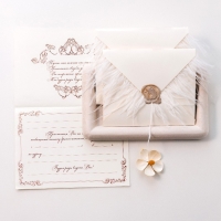 Подставка для украшений универсальная без вставок &laquo;Плюш&raquo;, флок, 12&times;20&times;1,8 см, цвет бежевый