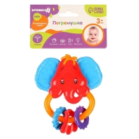 Погремушка &laquo;Африка: Слоник&raquo;, цвет МИКС, Крошка Я