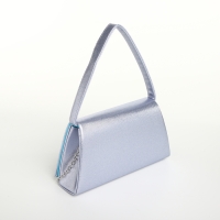 Сумка-клатч на магните, цвет серо-голубой Сумка-клатч на магните, цвет серо-голубой