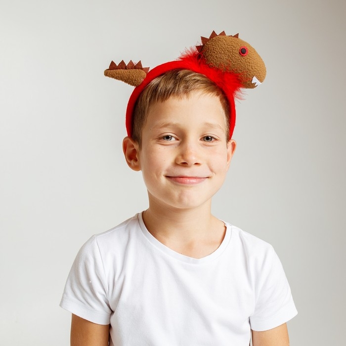 Карнавальный ободок &laquo;Зубастый дракончик&raquo;, цвета МИКС