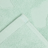 Полотенце махровое жаккардовое LoveLife Flowers 70х130 см, цвет мятный, 100% хл, 500 гр/м2