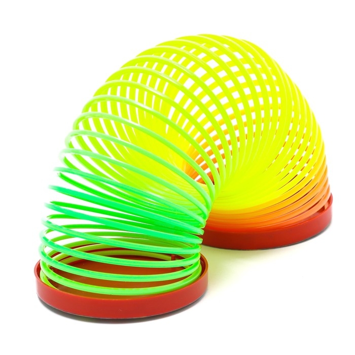 Новый год! Пружинка радуга &laquo;Новый год и змейка&raquo;, цвета МИКС, d.-5см, новогодний подарок