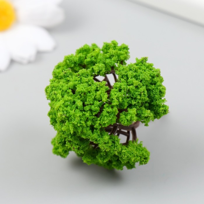 Искусственное растение для творчества пластик "Зелёное дерево" 6 см