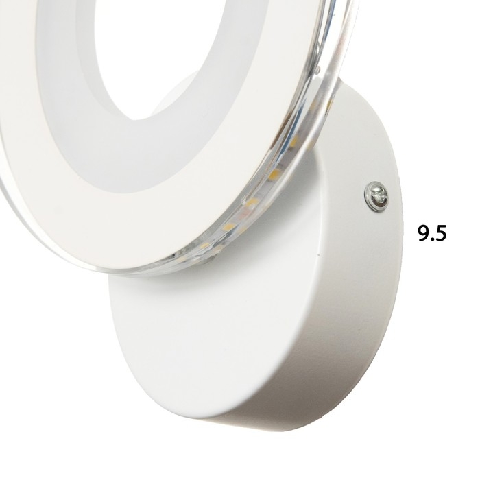 Бра Бра "Круг" LED 12Вт 3000-4000К белый 24х19х4 см