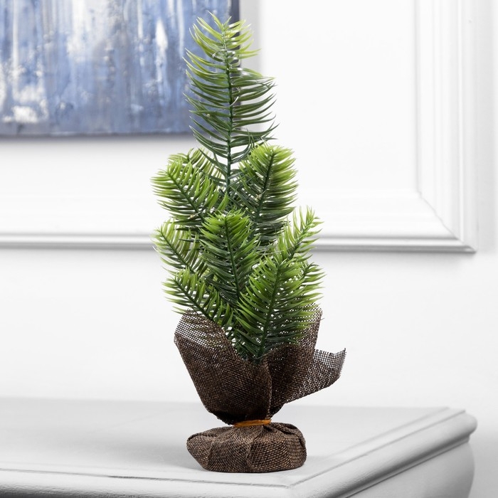 Фигура светодиодная &laquo;Ель&raquo; 30 x13 x13 см, 10 LED, батарейки AG13x3 (в комплекте), свечение тёплое белое