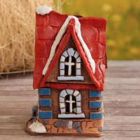 Аромалампа Домик «Катрин», ручная работа, микс 9,5 см Аромалампа Домик «Катрин», ручная работа, микс 9,5 см