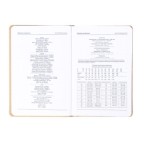 Ежедневник недатированный, обложка ПВХ, формат А5, 140 л, клетка, с хлястиком, Бежевый