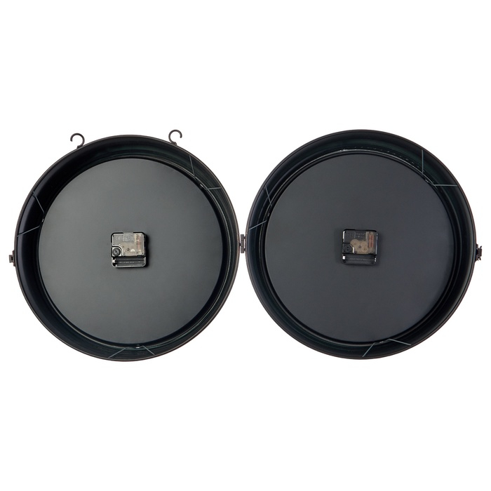 Часы настенные двусторонние, на подвесе Часы настенные двусторонние, на подвесе "Вокзальные", 55 х 50 см