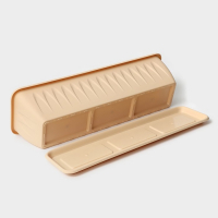 Ящик балконный &laquo;Алиция&raquo;, 60 см, с поддоном, цвет белая глина