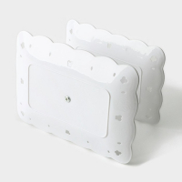 Этажерка - фруктовница прямоугольная Доляна &laquo;Вивьен&raquo;, 2 яруса, 22,5&times;16 см, 26,5&times;19 см, цвет белый