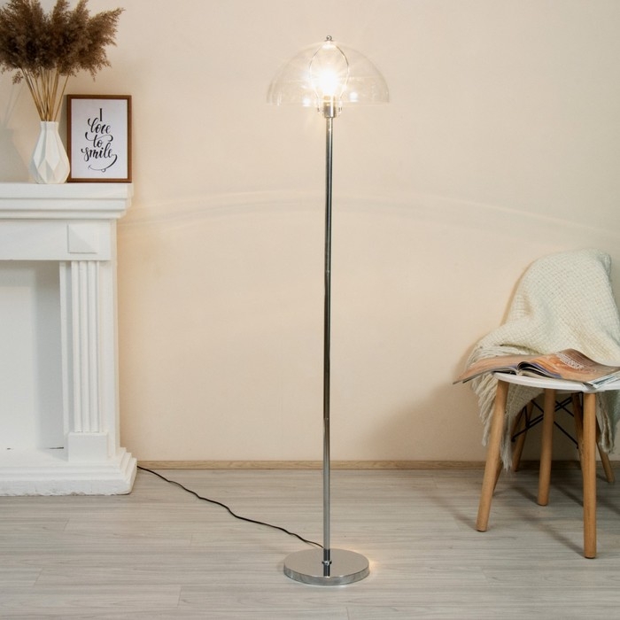 Торшер "Байхаус" Е27 15Вт прозрачный 35х35х150см