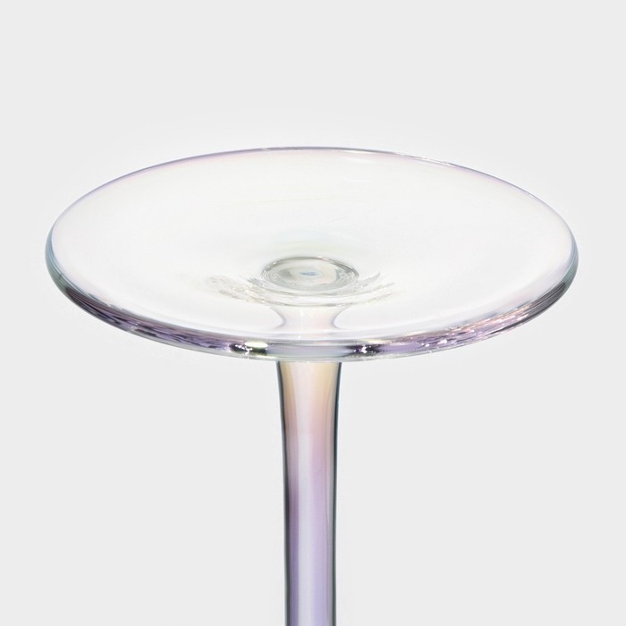 Набор бокалов для шампанского стеклянный Magistro &laquo;Жемчуг&raquo;, 270 мл, 7,5&times;26 см, 2 шт, цвет перламутровый