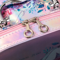 Шкатулка кожзам для косметики "Единорог в цветах" перламутр 11х18х25,5 см Шкатулка кожзам для косметики "Единорог в цветах" перламутр 11х18х25,5 см