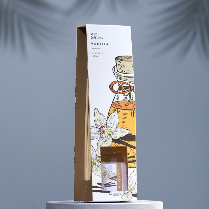 Диффузор ароматический Диффузор ароматический "Vanilla", ваниль, 50 мл