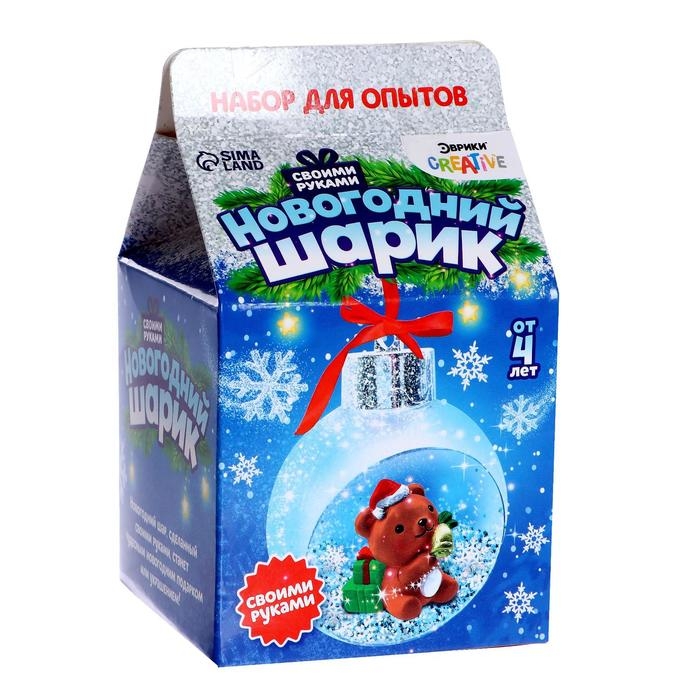Набор для опытов &laquo;Новогодний шарик&raquo;, мишка