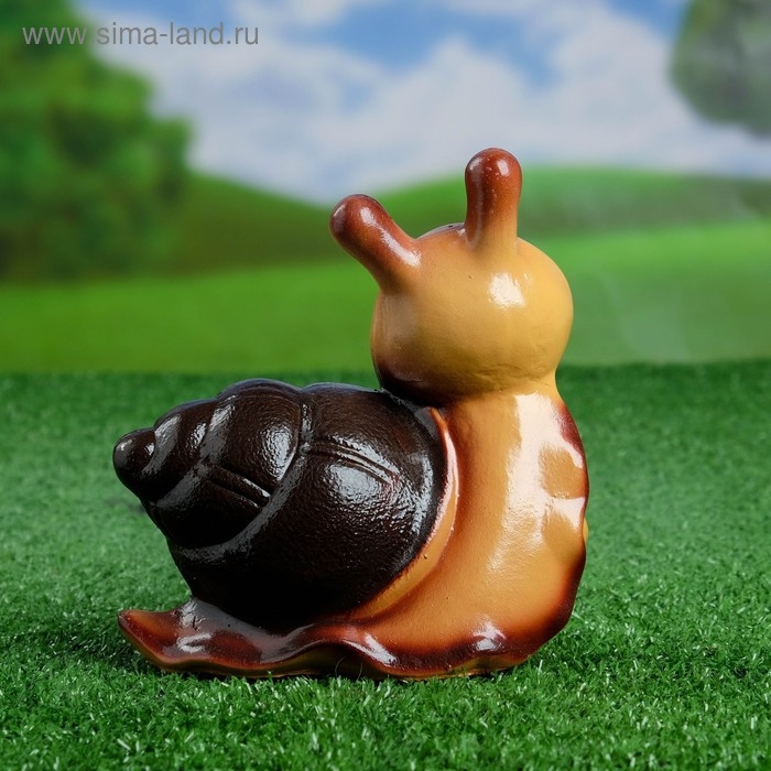 Садовая фигура Садовая фигура "Улитка Улыбка" 17х16х8см