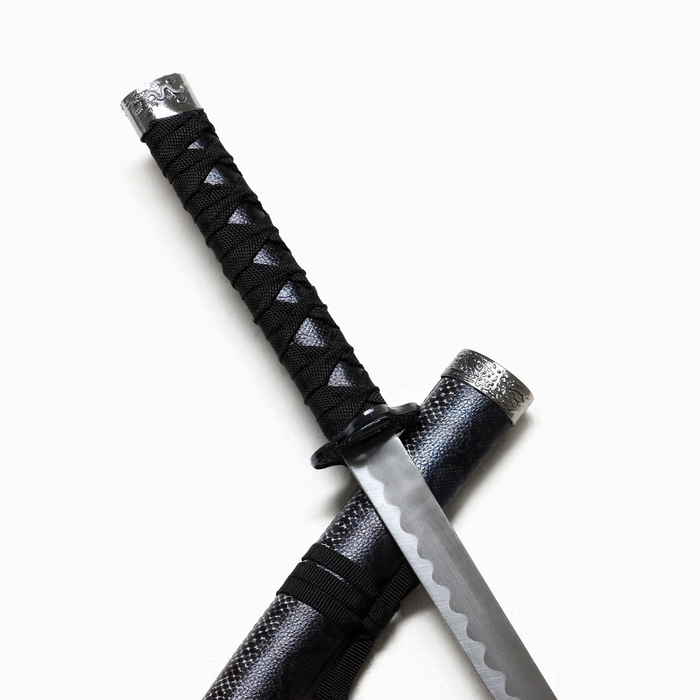 Сув. изделие катаны 3в1 на подставке, ножны кожзам, змея серая 47/70/89см, темная Сув. изделие катаны 3в1 на подставке, ножны кожзам, змея серая 47/70/89см, темная