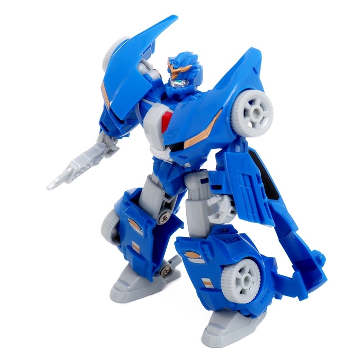 Робот &laquo;Гоночная полиция&raquo;, трансформируется