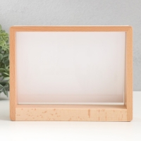 Фоторамка 12х17 см "Прозрачнось" бежевая 21,5х3х16,3 см