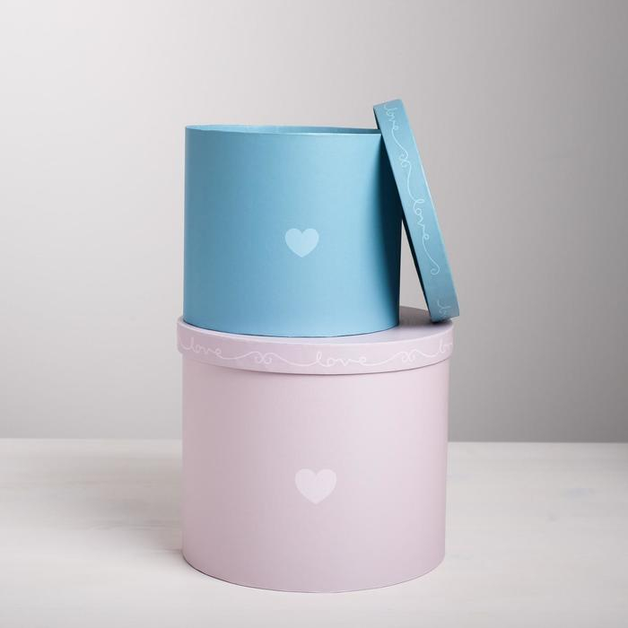 Набор коробок 4 в 1, упаковка подарочная, &laquo;Океан любви&raquo;, 14 х 14 х 13 - 20 х 20 х 17,5 см