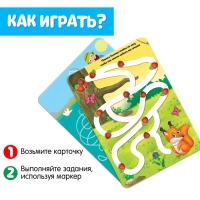 Набор пиши-стирай &laquo;Лабиринты&raquo;, 20 заданий, 3+