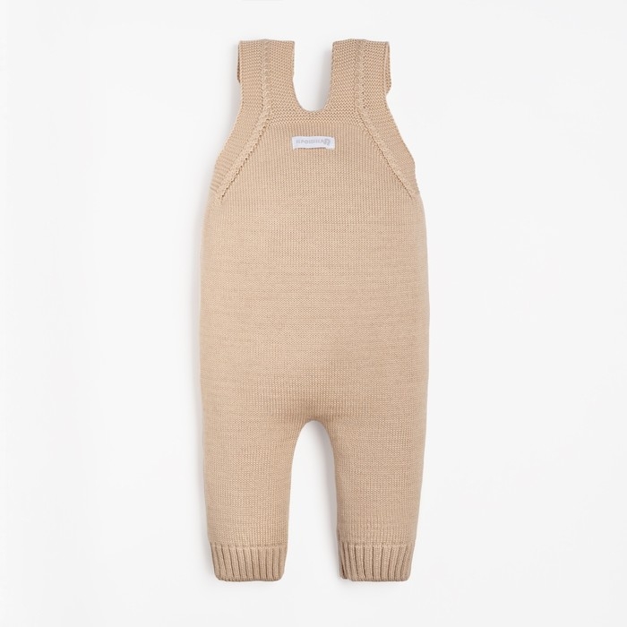 Комбинезон вязаный Крошка Я "Basic" рост 74-80 см, цвет бежевый