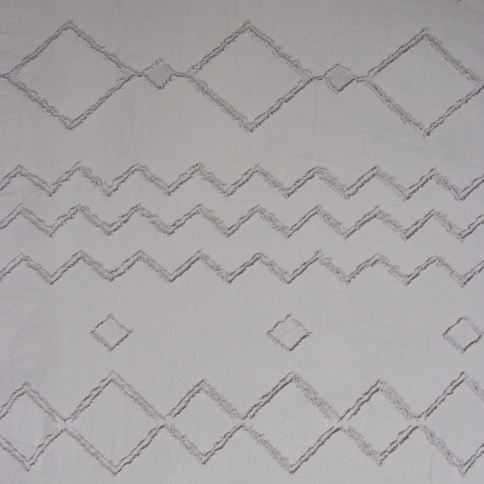 Покрывало LoveLife Tufting: Орнамент цв.серый,  240*230&plusmn;5см, микрофайбер, 100% п/э