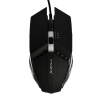 Мышь Maimi S2, игровая, оптическая, проводная, подсветка, 1600 dpi, чёрная