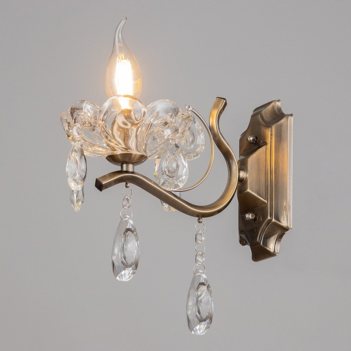 Бра Бра "Элли" 1х40Вт Е14 Античная бронза 23х13х23см