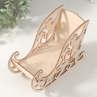 Шкатулка-сани "Новогодние" 22х9,5х13 см (набор 5 деталей) Шкатулка-сани "Новогодние" 22х9,5х13 см (набор 5 деталей)