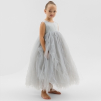 Платье детское нарядное KAFTAN рост 100, серый