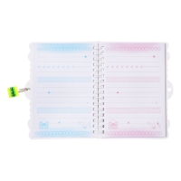 Записная книжка в подарочной коробке А6 "Аниме", на замочке, линия, 50 листов, МИКС