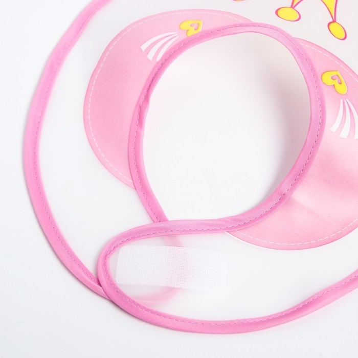 Нагрудник для кормления &laquo;Наша принцесса&raquo; непромокаемый на липучке, с карманом