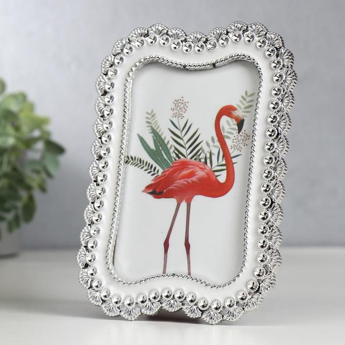 Фоторамка 10х15 см "Веера" с белым 18,8х13,5 см