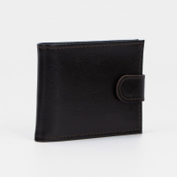 Портмоне мужское на кнопке TEXTURA, для купюр, для карт, для монет, цвет коричневый