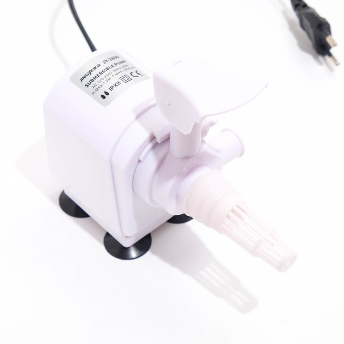 Помпа аквариумная JINGYE JY-1800, 1800 л/ч, 25 Вт, высота подъема воды 1,8 м Помпа аквариумная JINGYE JY-1800, 1800 л/ч, 25 Вт, высота подъема воды 1,8 м